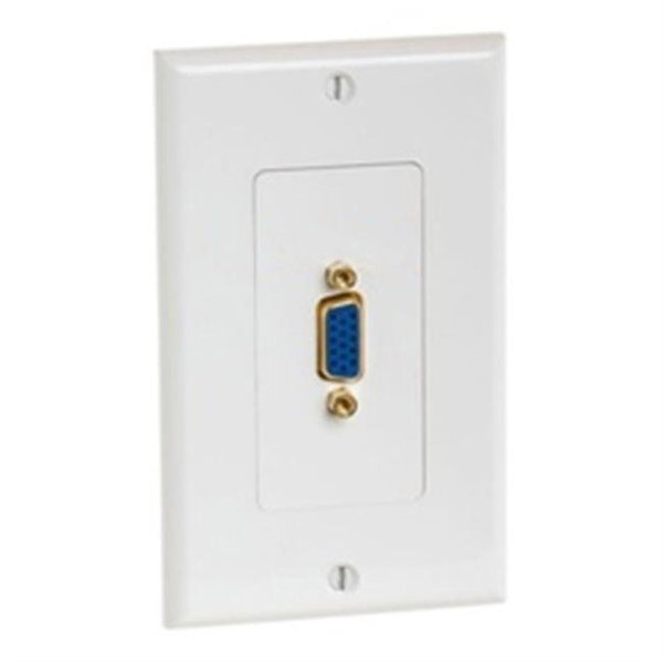 Cmple Cmple 999-N VGA 15pin Female Wall Plate - Gold Plated 999-N